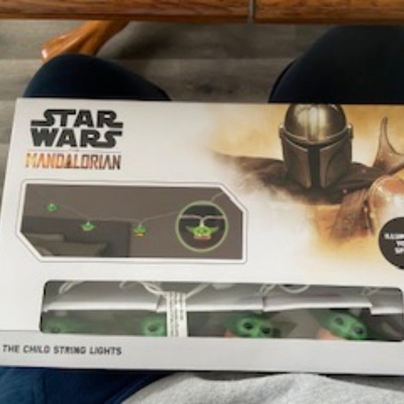 STAR WARS MANDALORIAN the child string lights - Picture 1 of 3